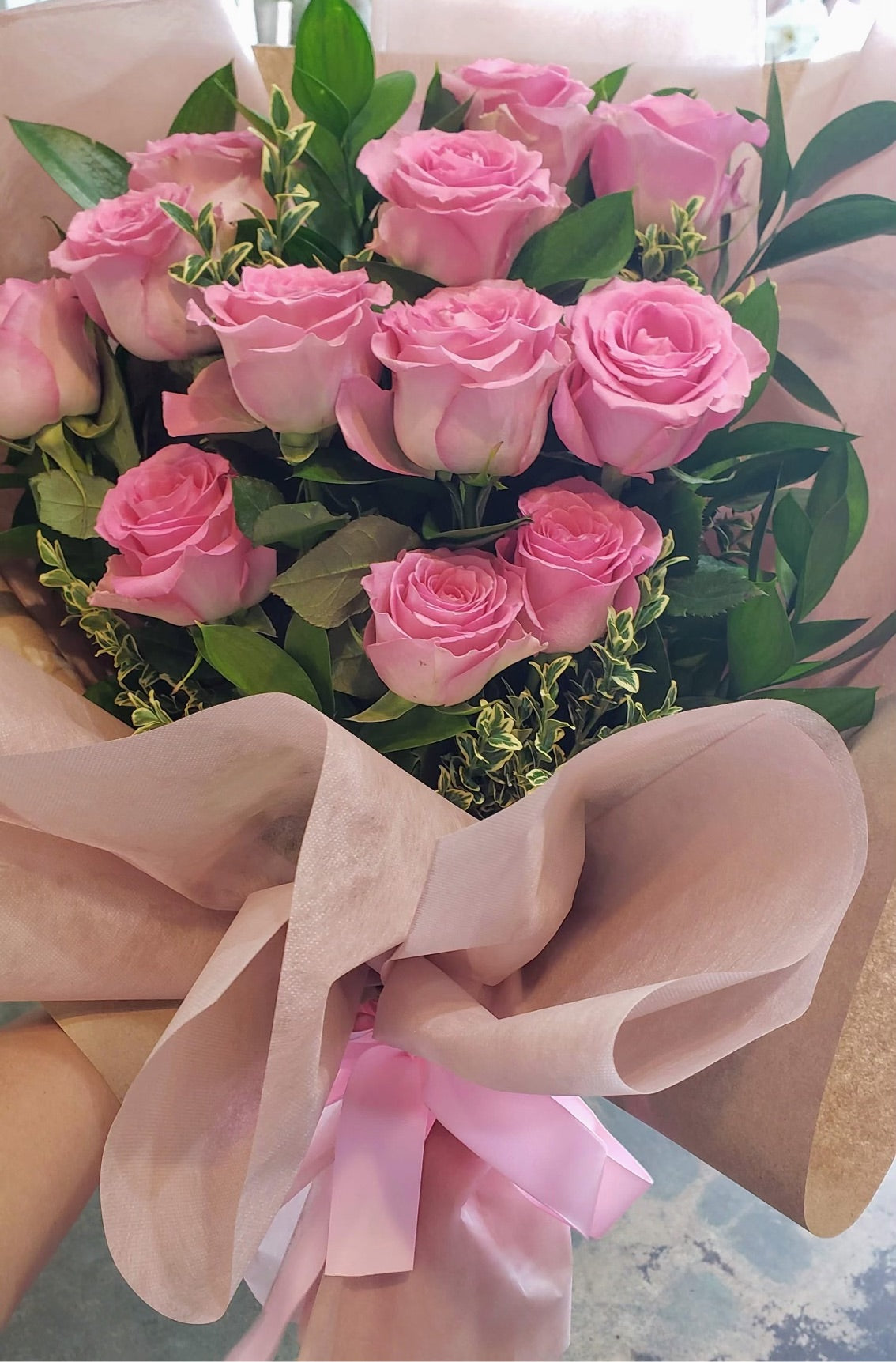 Pink Rose Bouquet